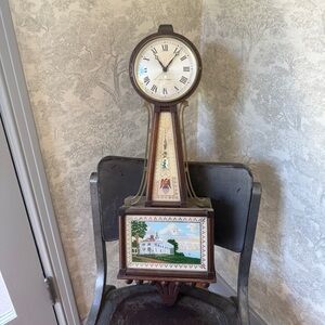 Seth Thomas - Large wall mount clock - w plug & serial number sticker